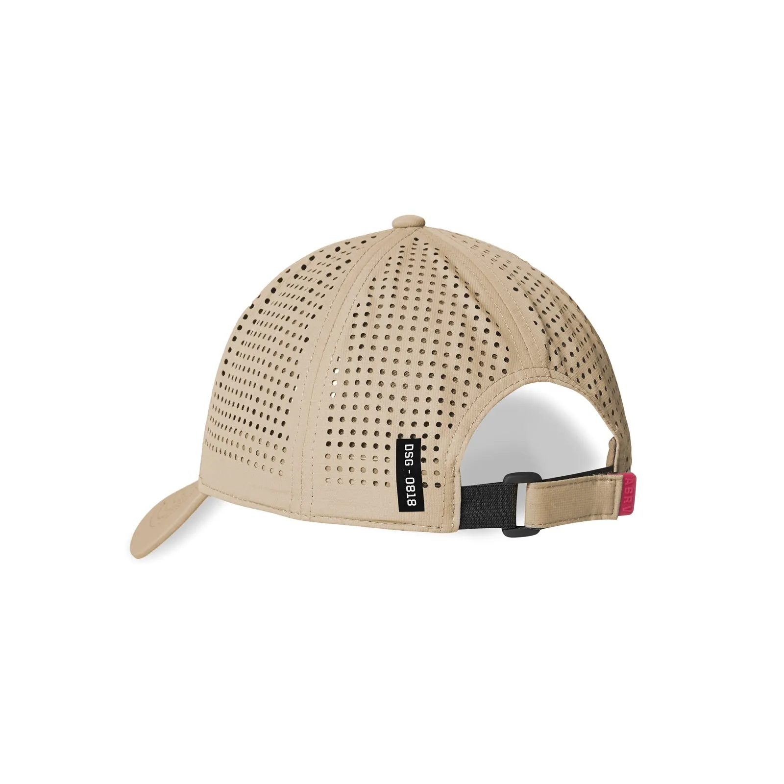 0818. Performance Sport Cap -  Khaki/White "Wings"