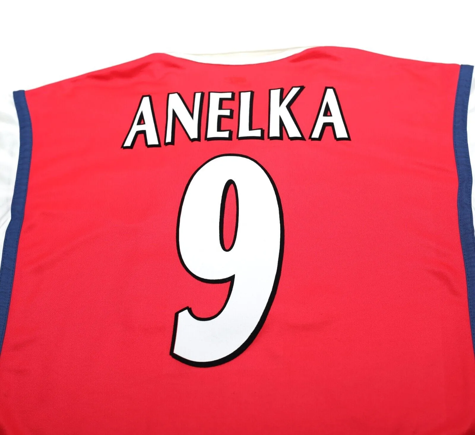 1998/99 ANELKA #9 Arsenal Vintage Nike UCL Home Football Shirt Jersey (L)