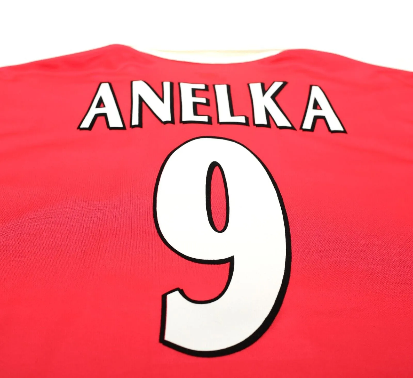 1998/99 ANELKA #9 Arsenal Vintage Nike UCL Home Football Shirt Jersey (L)