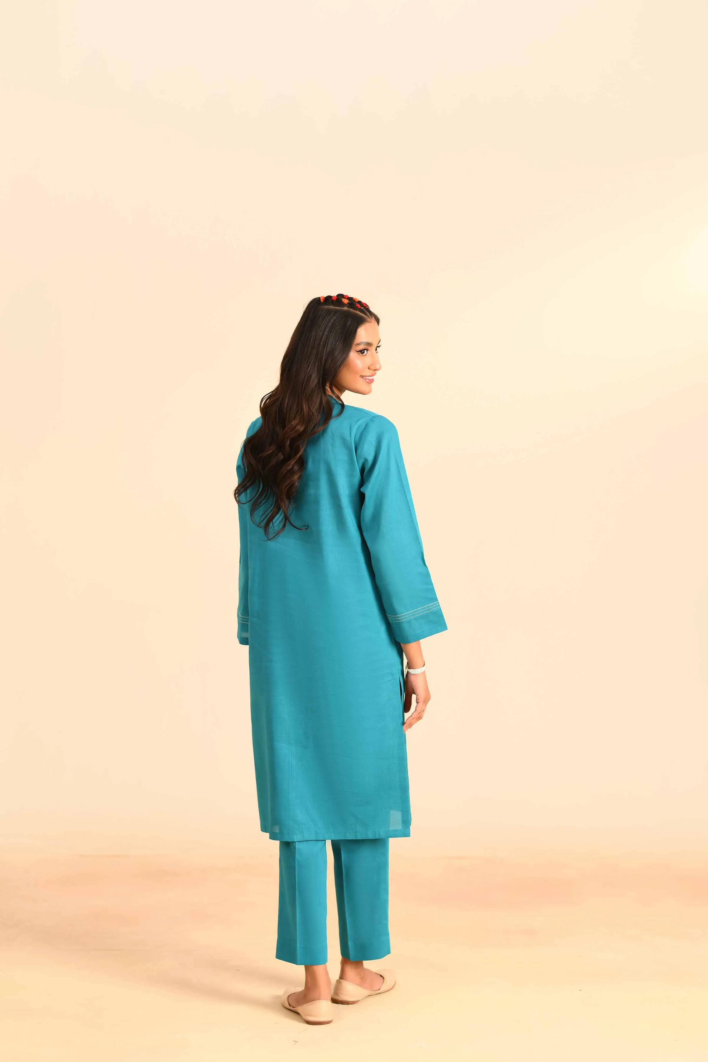 2 Piece - Embroidered Suit - PS24-21