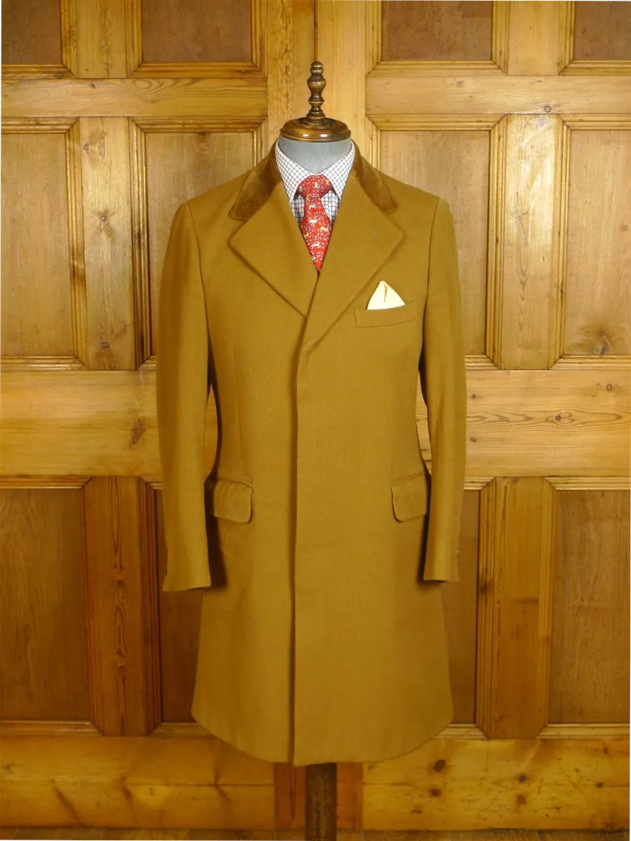 24/0963 superb vintage aquascutum venetian wool camel overcoat 38 regular