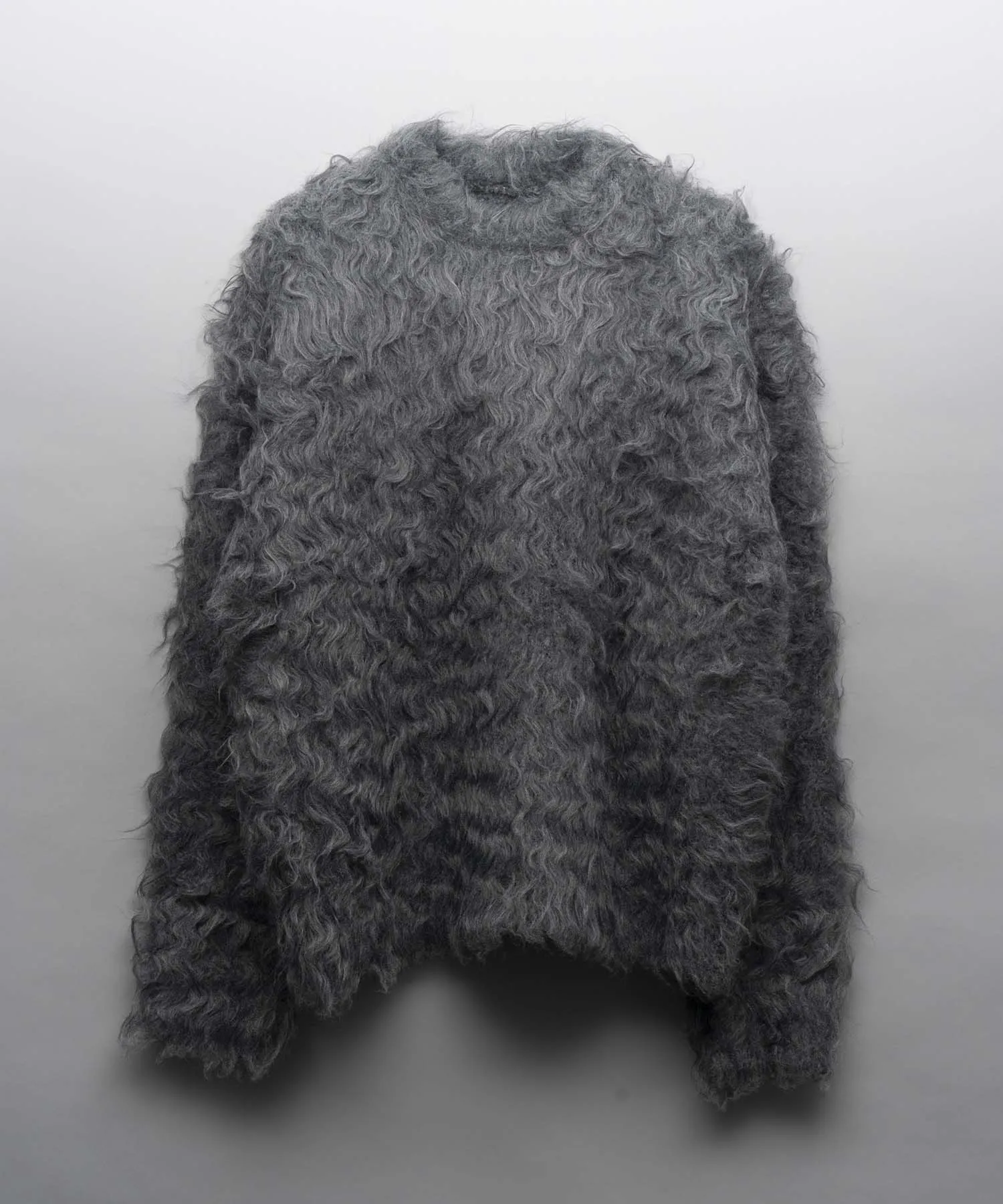 【24AW PRE-ORDER】Prime-Over Shaggy Crew Neck Knit Pullover