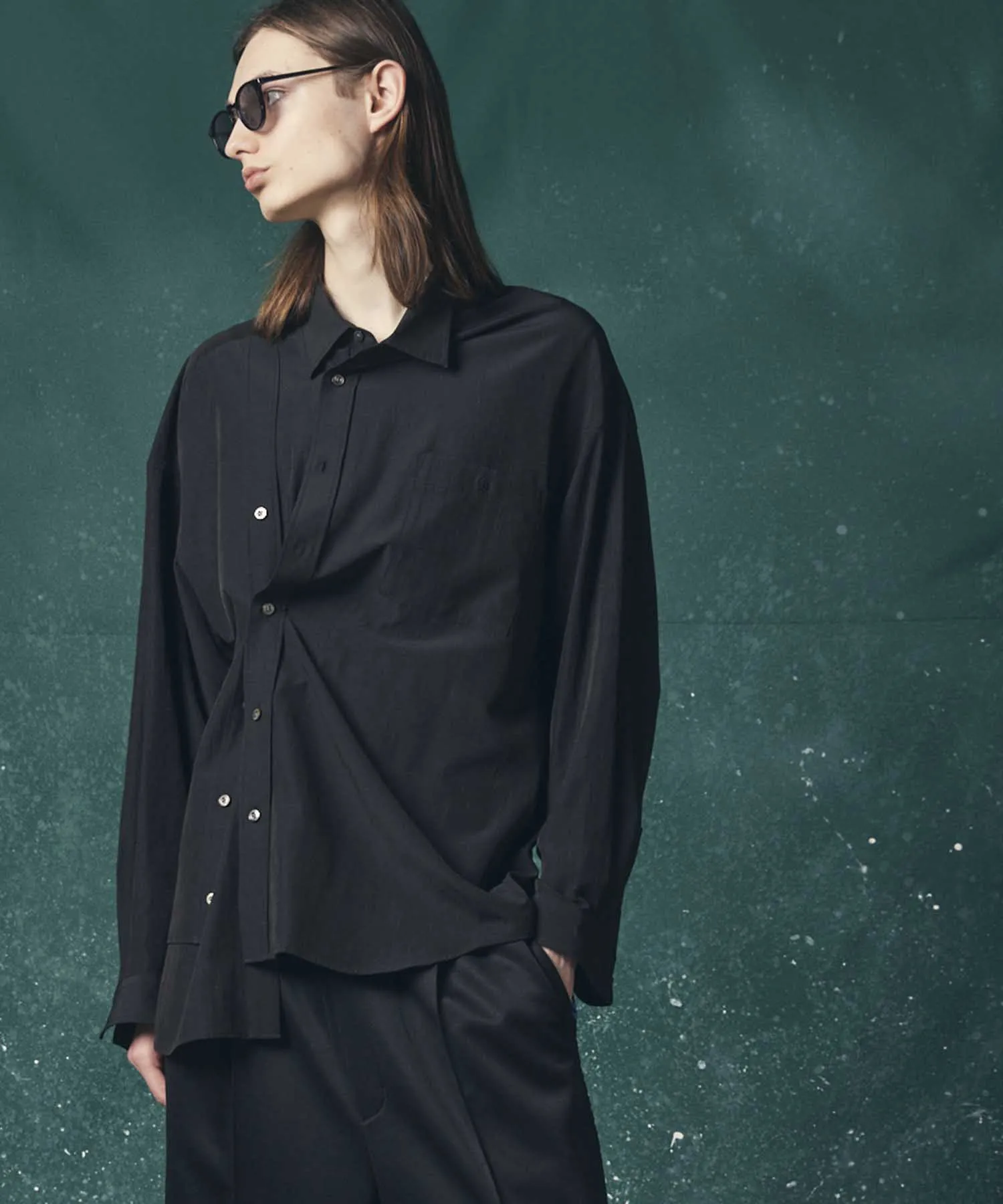 2WAY Asymmetry Prime-Over Shirt