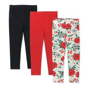 3-Pack Organic Cotton Legging Set