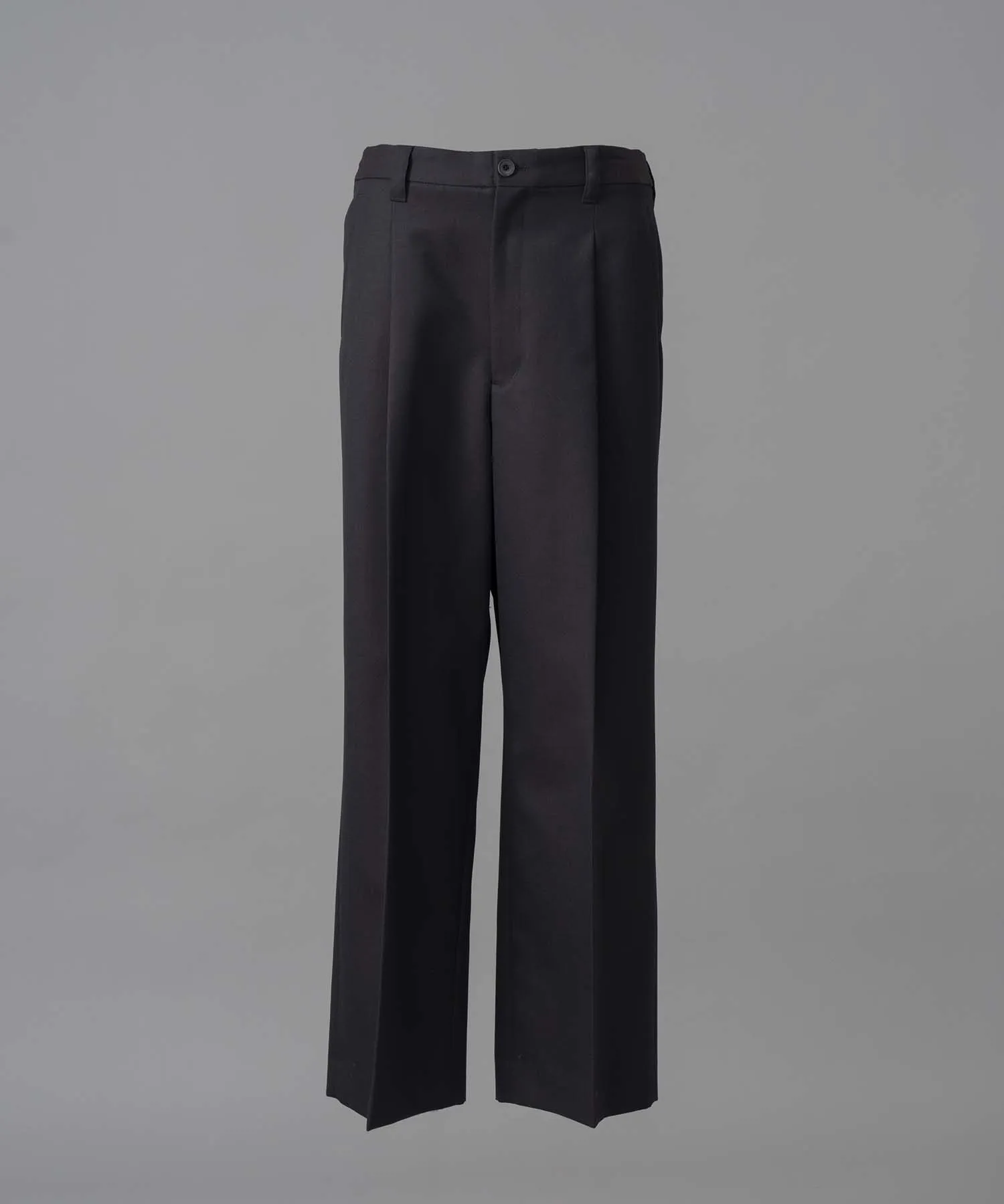 4 Colors Chambray Washable Wool Prime-Wide One Tuck Pants