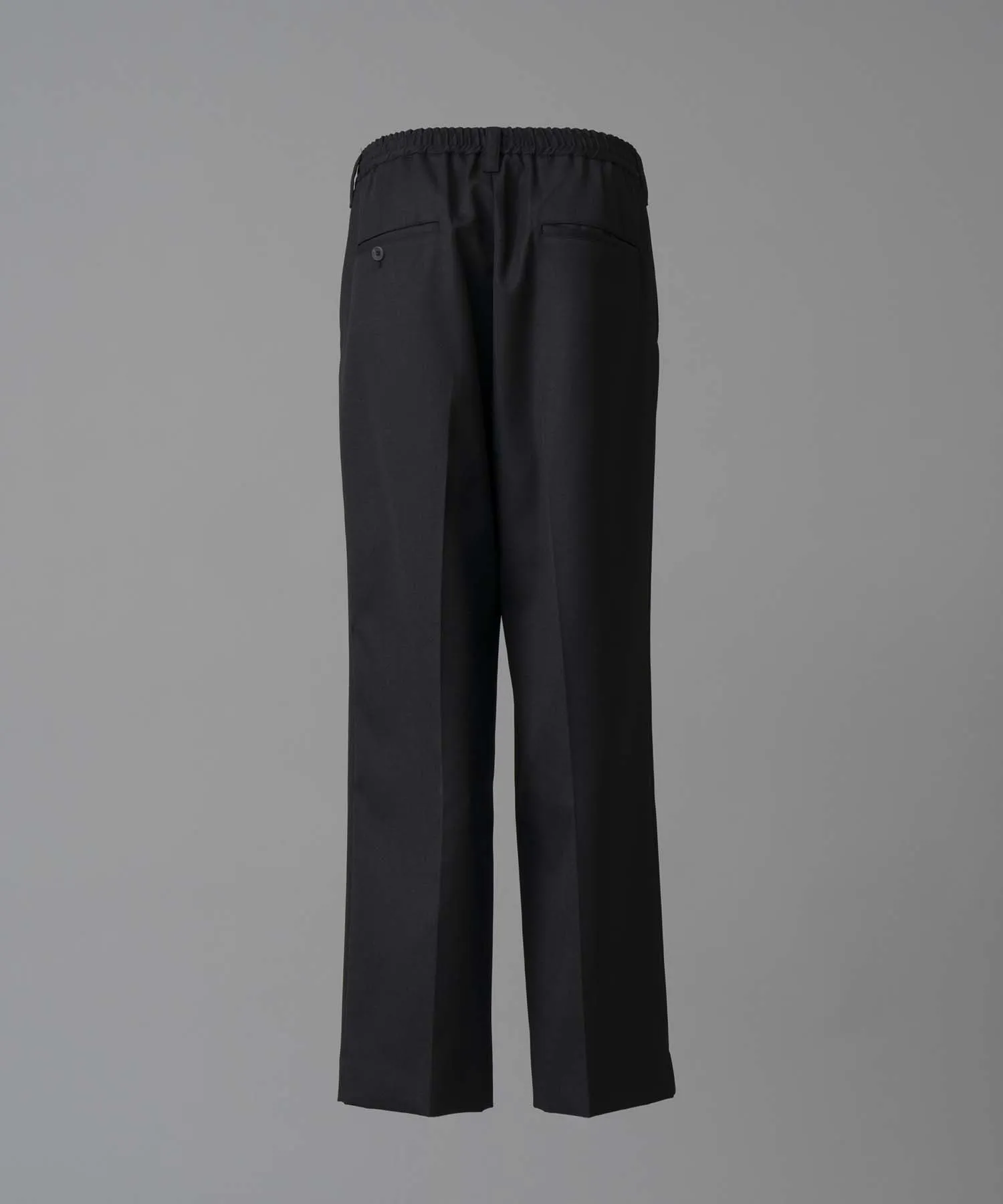 4 Colors Chambray Washable Wool Prime-Wide One Tuck Pants