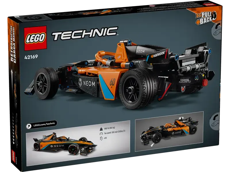 42169 LEGO TECHNIC NEOM MCLAREN FORMULA E TEAM RACE CAR