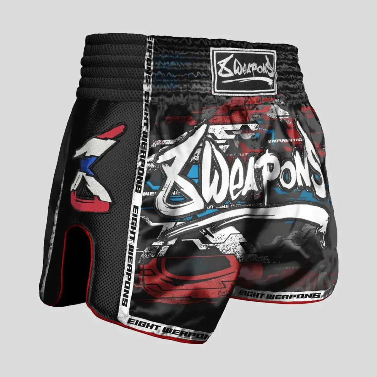 8 Weapons Cut Like a Blade 2.0 Muay Thai Shorts Black