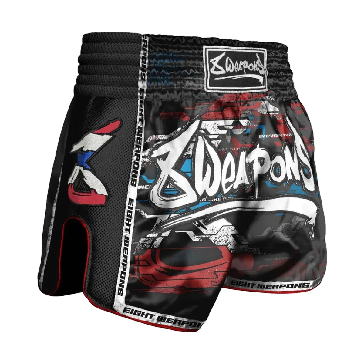 8 Weapons Cut Like a Blade 2.0 Muay Thai Shorts Black