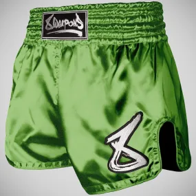 8 Weapons Strike Muay Thai Shorts Green