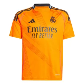 adidas Kids Real Madrid 2024/25 Away Jersey Orange/Black