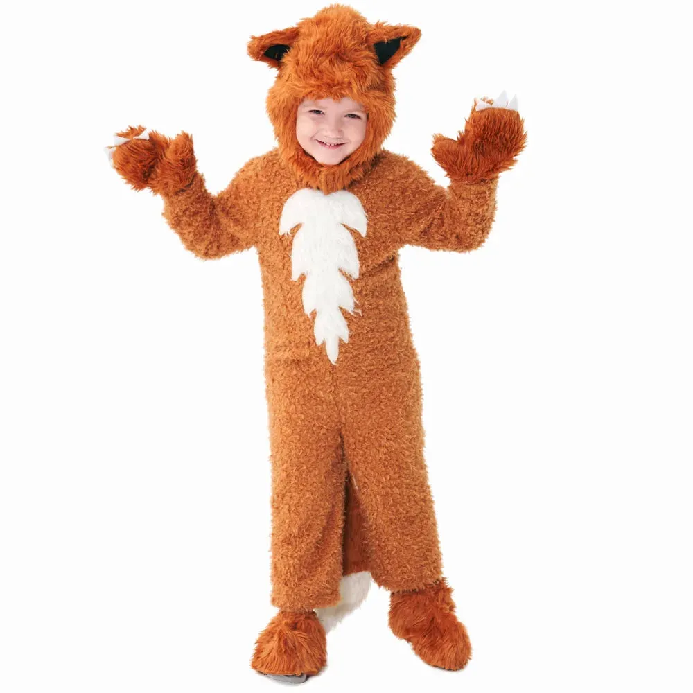 Adorable Fleece Lion Costume Animal Themed Party Kid Costume