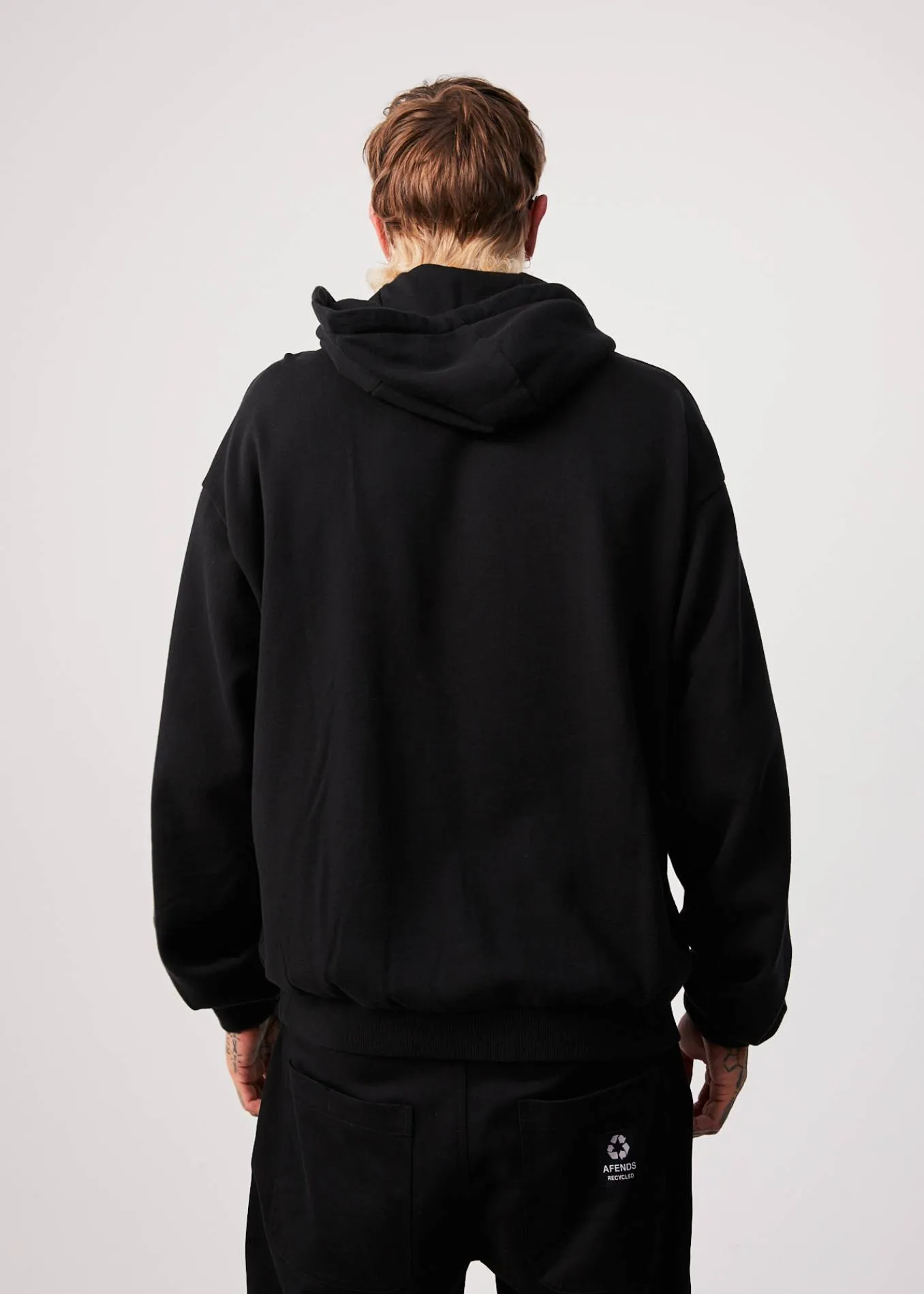 AFENDS Mens Spaced - Hoodie - Black