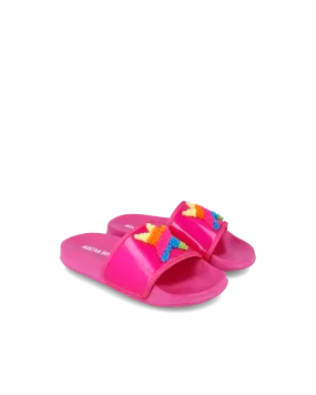 Agatha Ruiz de la Prada Girls Fushia Pool Slider