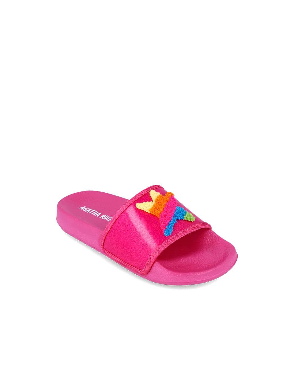 Agatha Ruiz de la Prada Girls Fushia Pool Slider