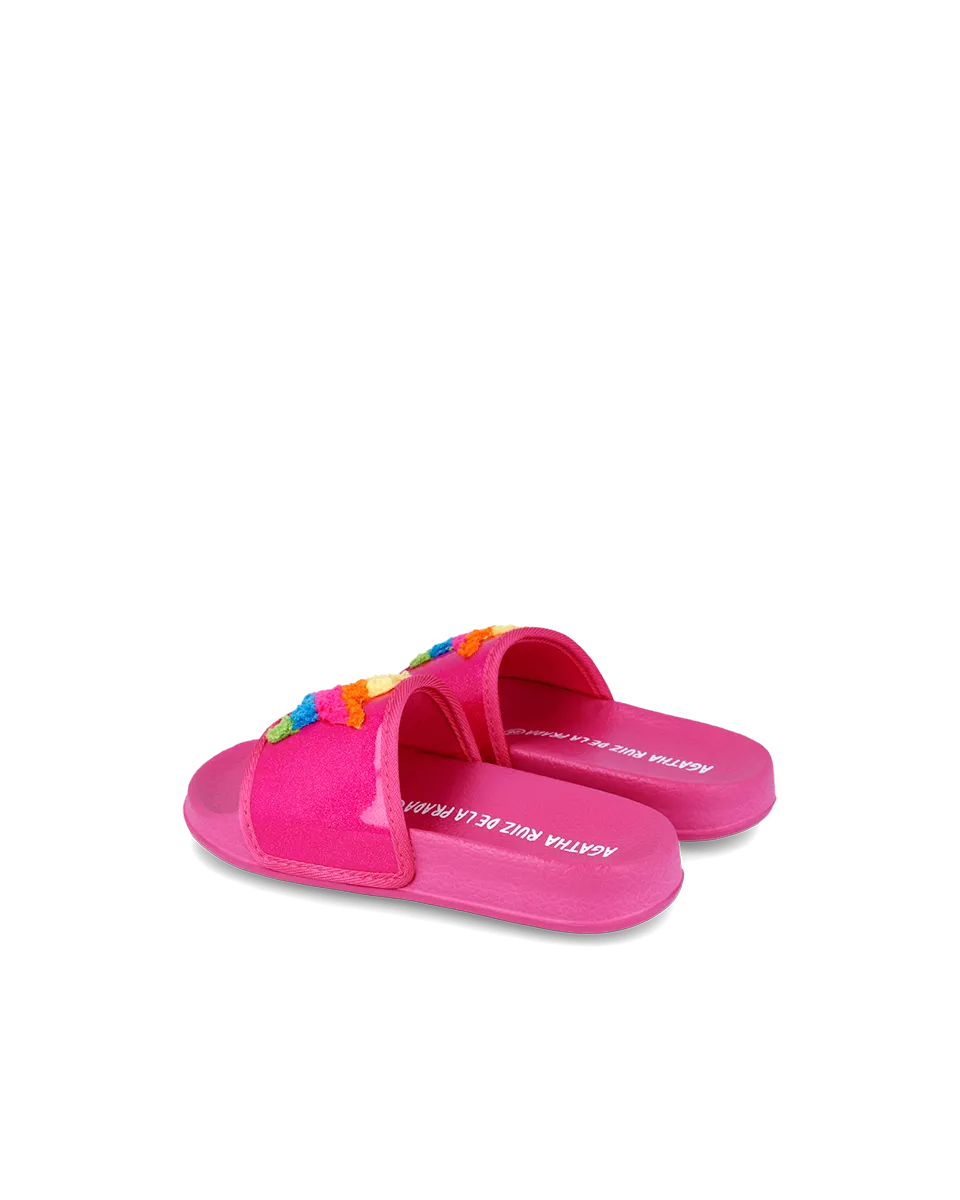 Agatha Ruiz de la Prada Girls Fushia Pool Slider