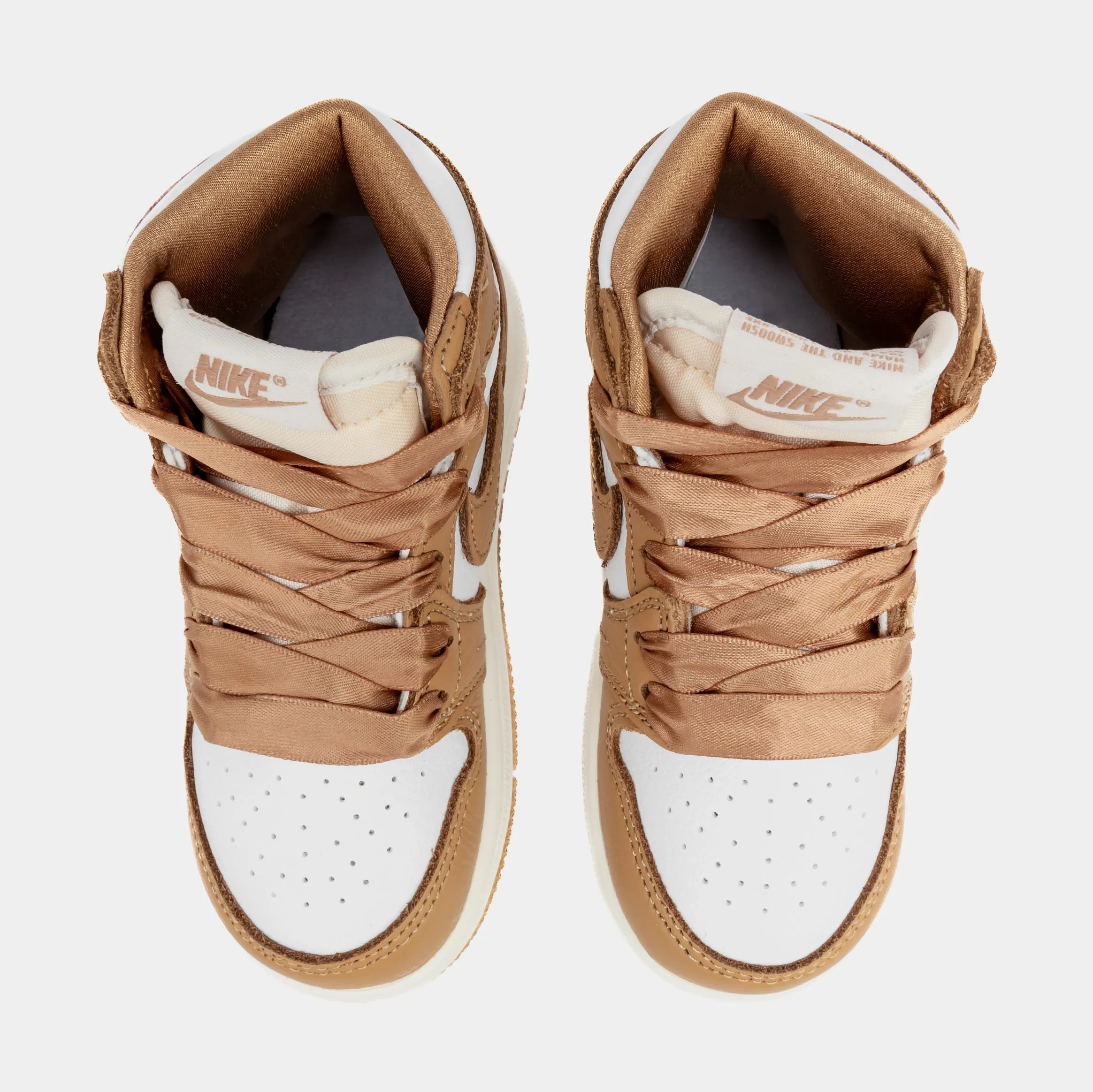 Air Jordan 1 Retro High OG Praline Infant Toddler Lifestyle Shoes (Praline/White/Sail) Free Shipping