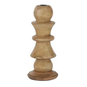 Alexa Wood Candleholder 12x28cm