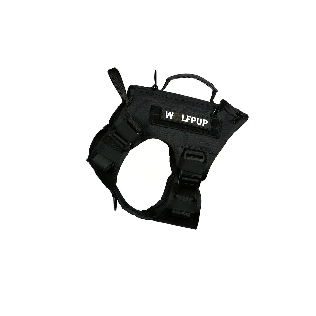 Alpha Black Tactical Dog Vest Harness