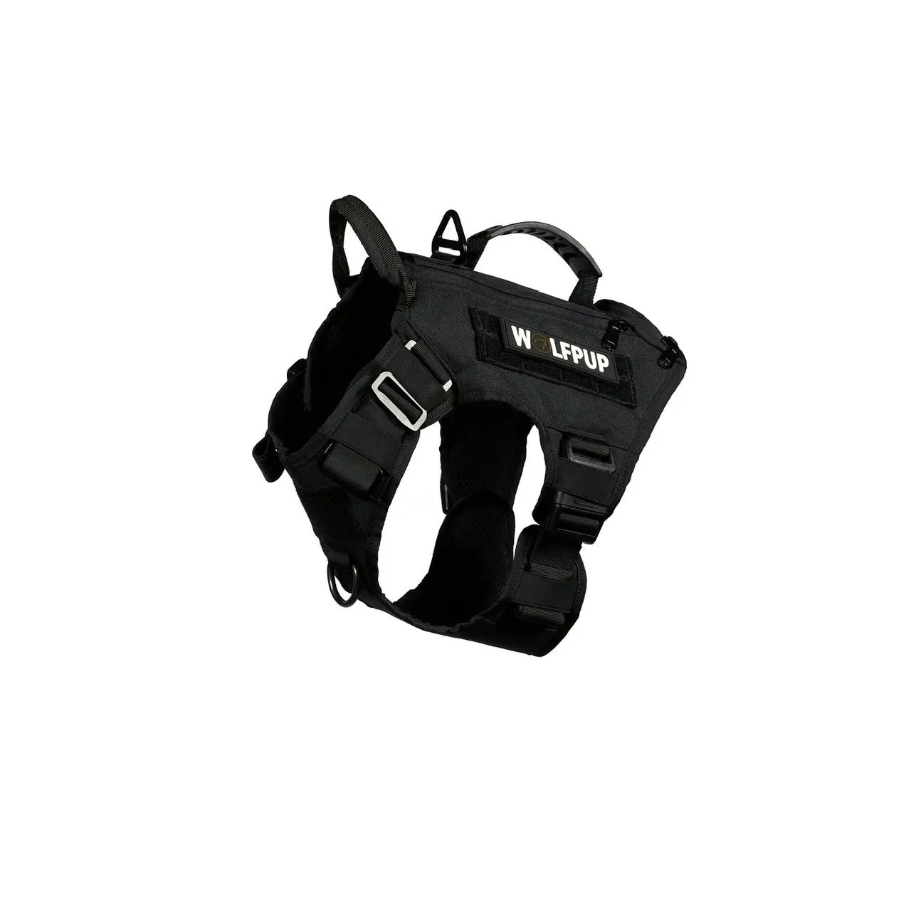 Alpha Black Tactical Dog Vest Harness