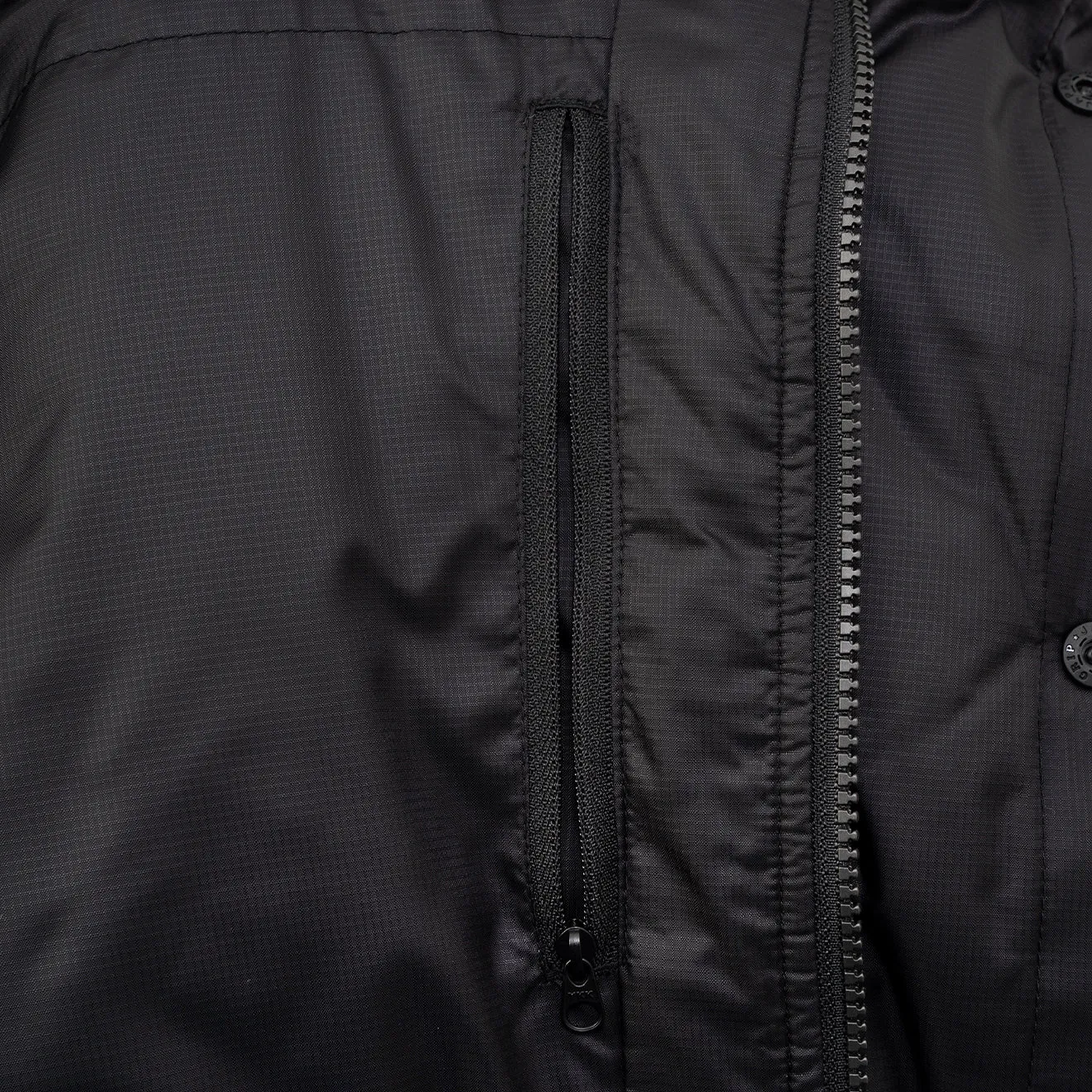 And Wander x Maison Kitsune Insulation Jacket Black