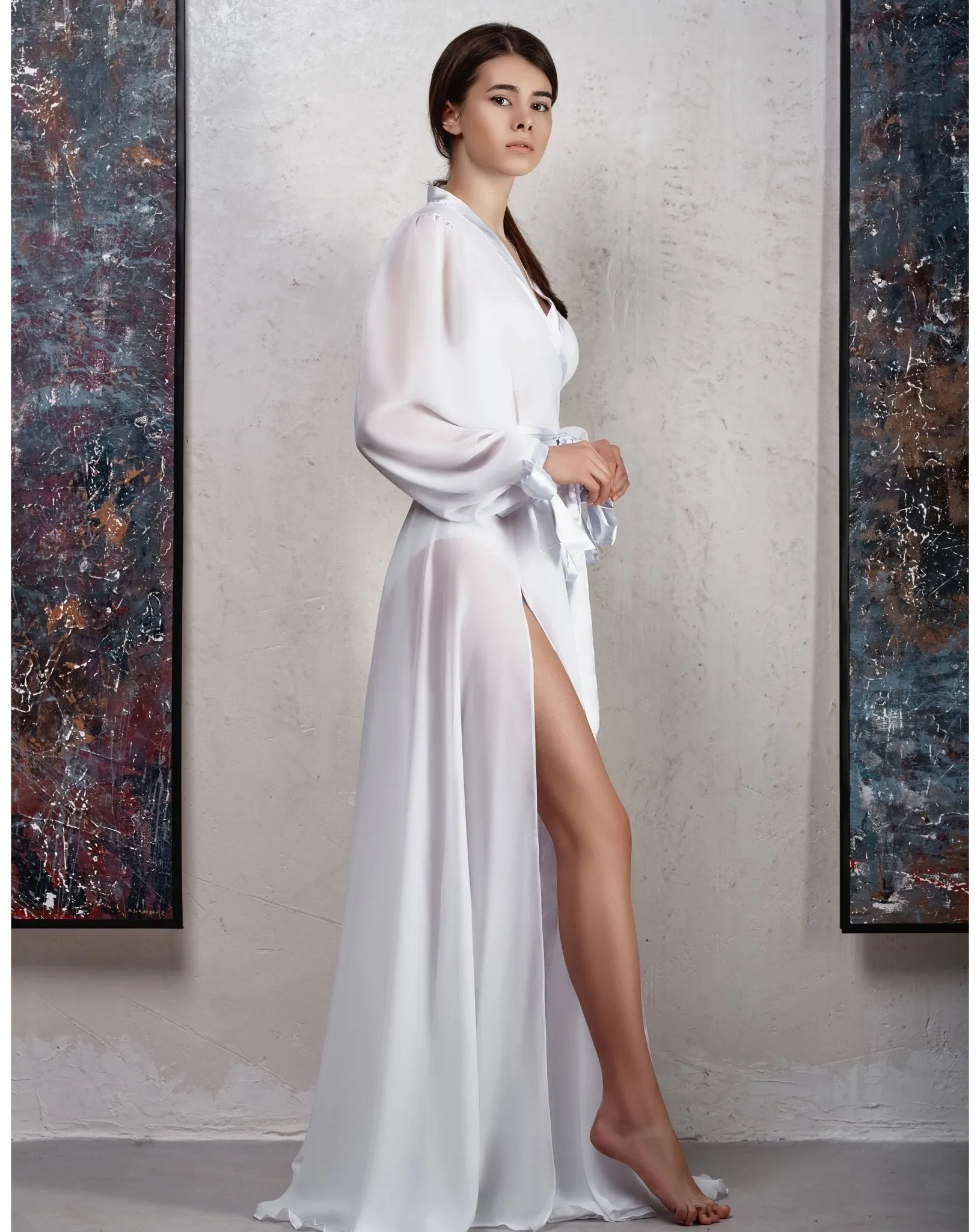 Angelica Bridal Chiffon Robe