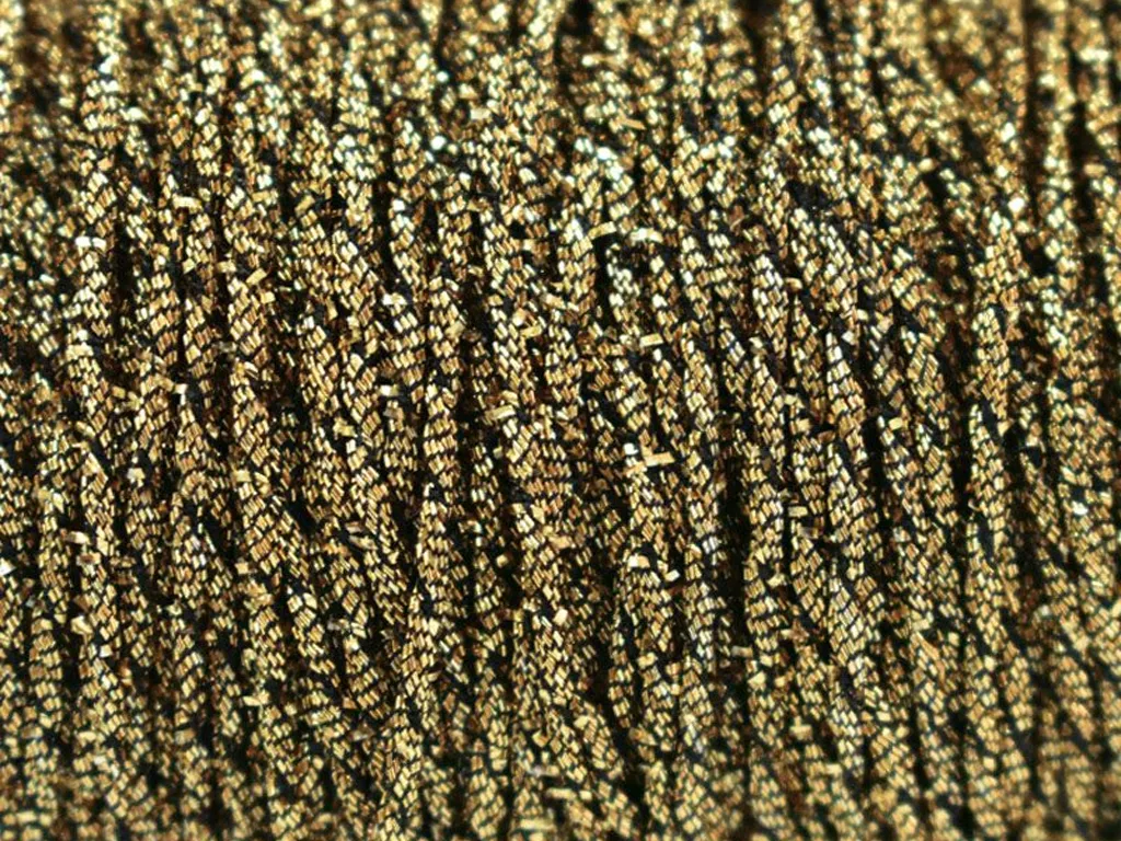 Antique Golden 1 MM Metallic Cotton Zari Thread