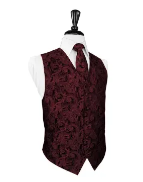 Apple Tapestry Tuxedo Vest