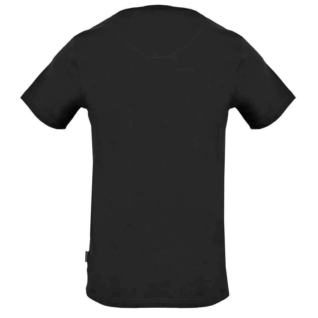 Aquascutum Reflection Logo Black T-Shirt