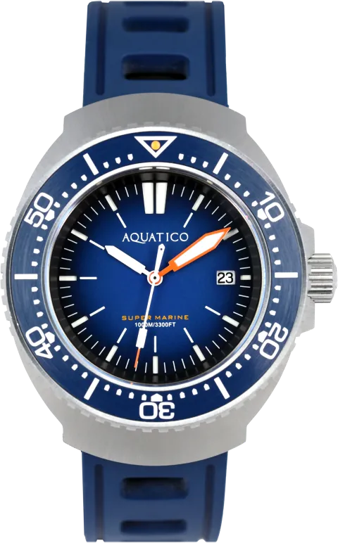 Aquatico Super Marine Blue Dial PT5000 (Pre-owned)