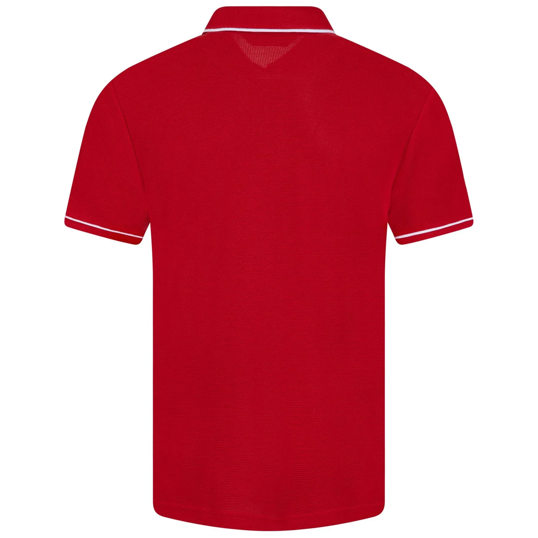 Archive Organic Cotton Earl Mesh Polo Salsa - AW23