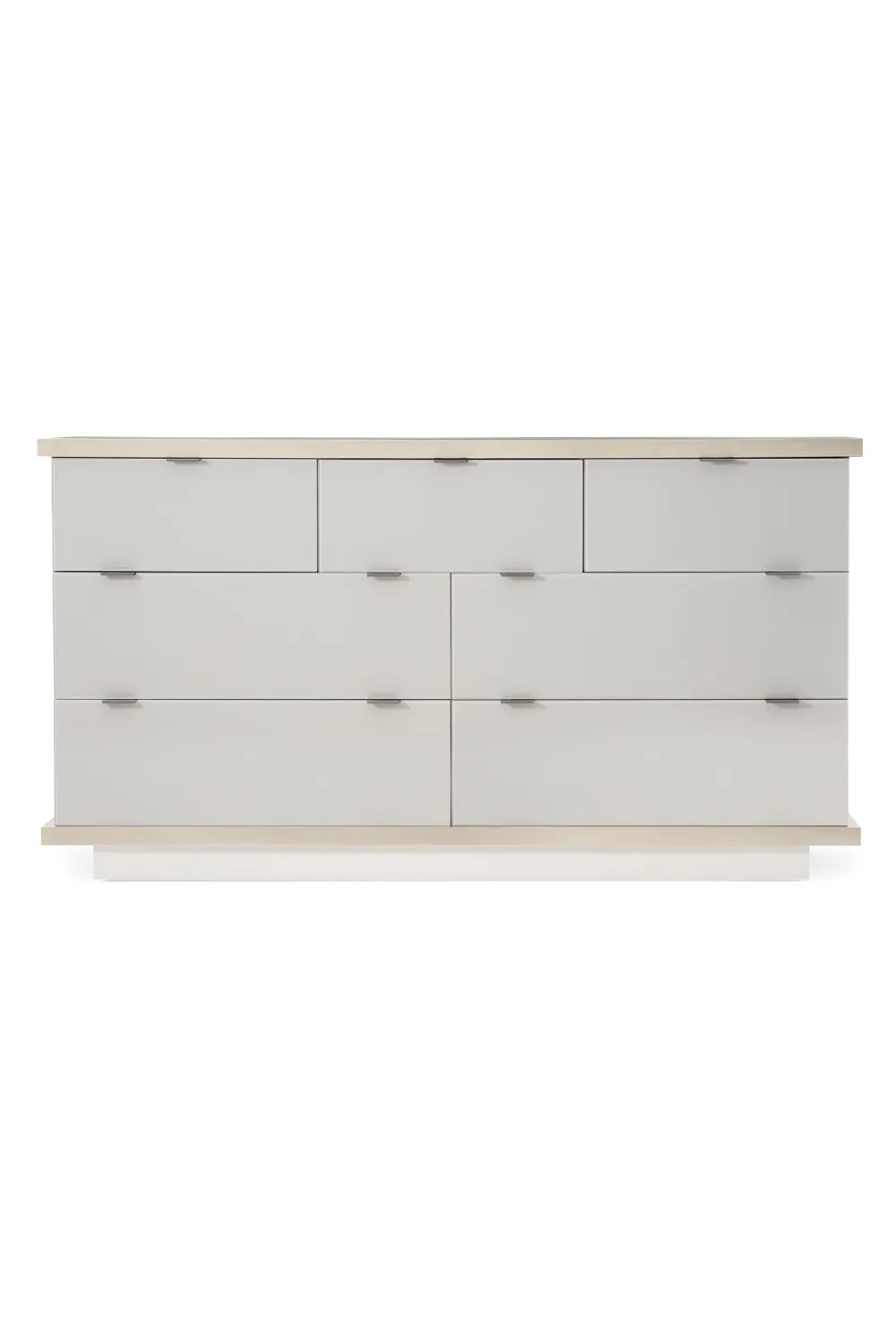 Ash Taupe Minimalist Dresser | Caracole Expressions