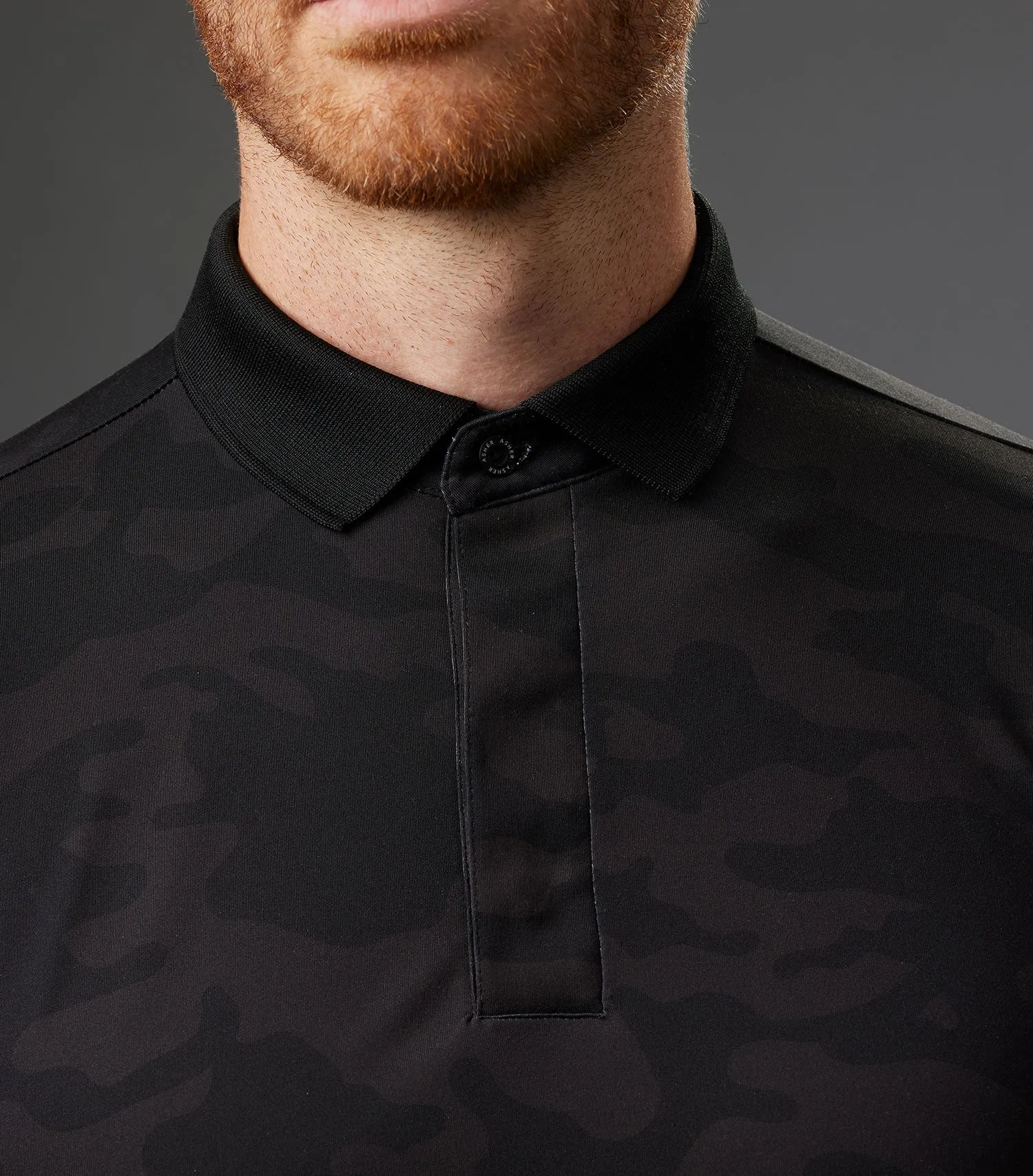 ASHER Camo Polo