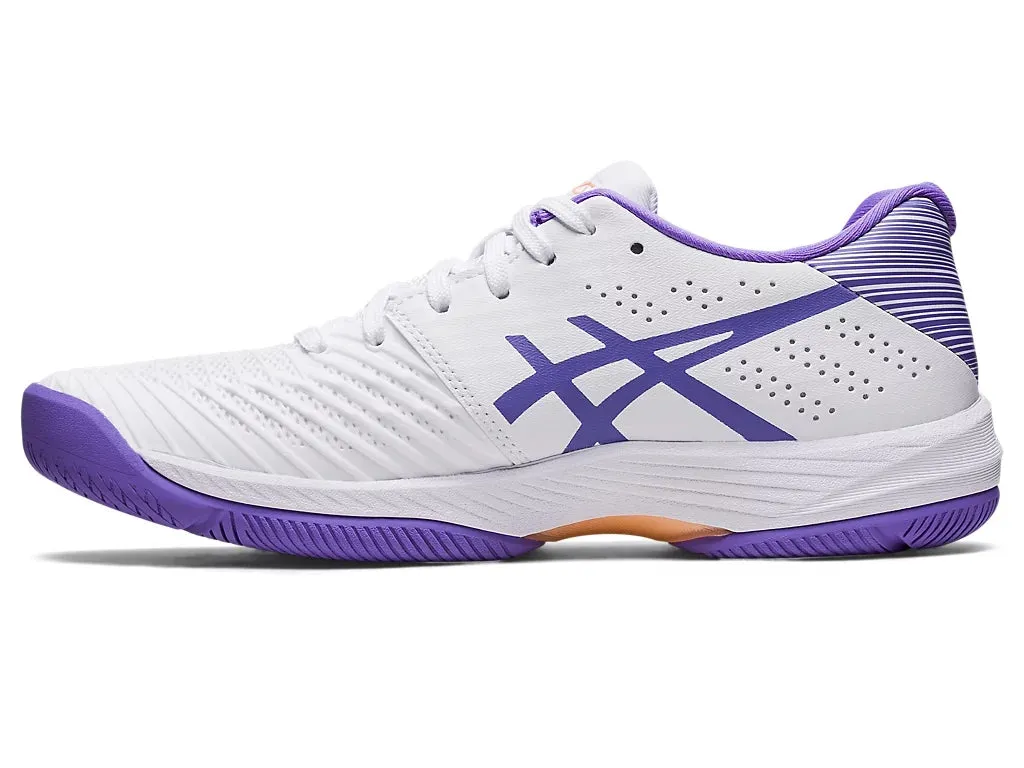 Asics Tennisschoen Solution Swift FF Clay Dames Wit Paars