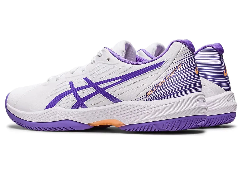 Asics Tennisschoen Solution Swift FF Clay Dames Wit Paars