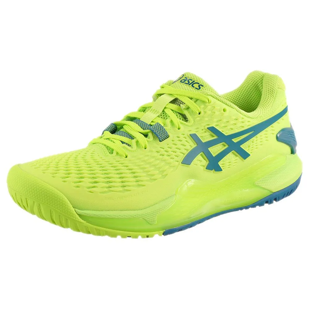 Asics Women's Gel-Resolution 9 - Hazard Green/Reborn Blue