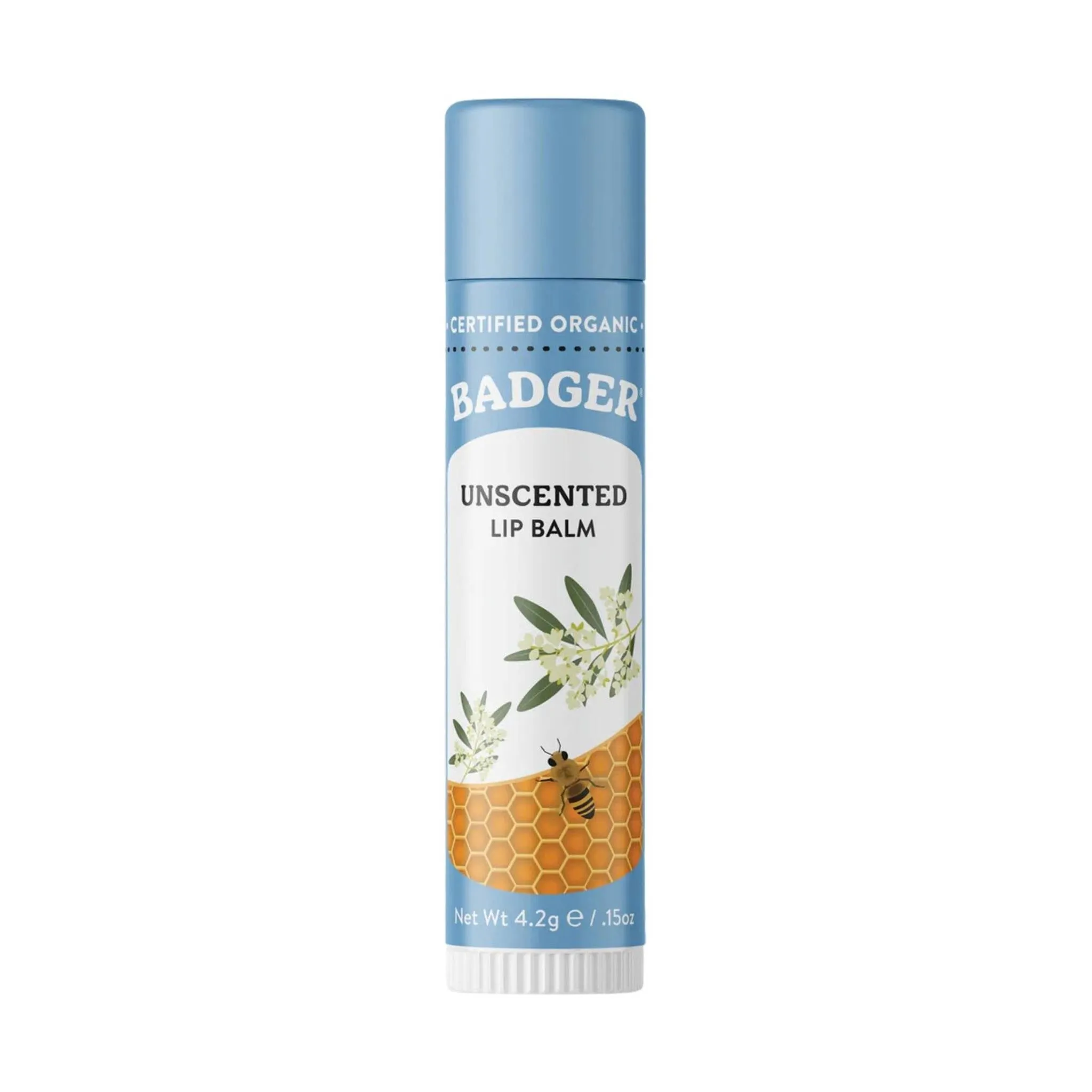 Badger Unscented Lip Balm - Classic