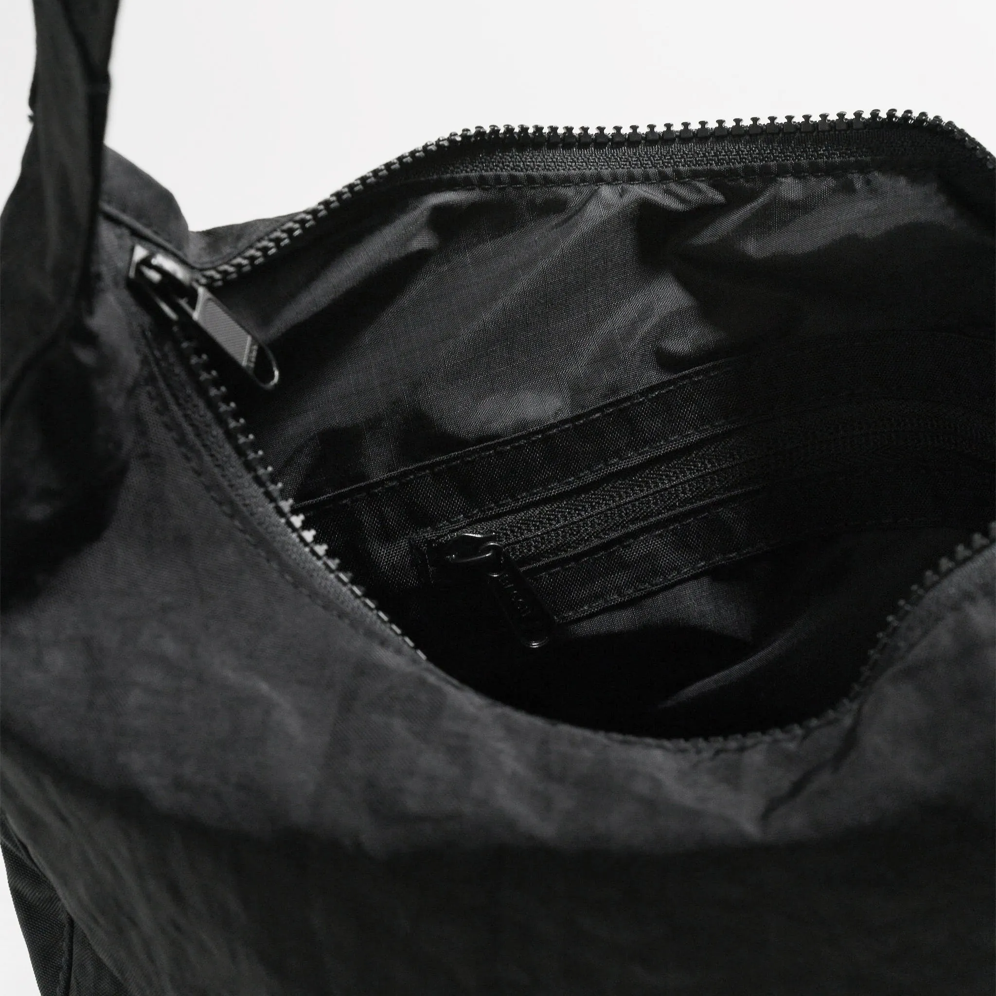 Baggu Recycled Nylon Crescent Bag - Black