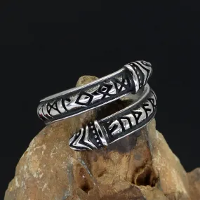 Bague runique ouverte