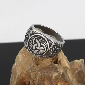 Bague triple corne d'Odin