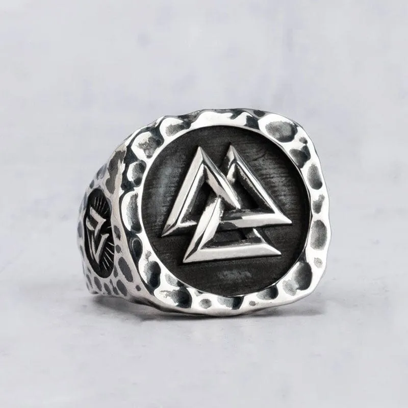 Bague Viking en Argent Sterling 925 - L'Éclat du Valknut