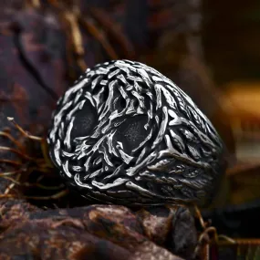 Bague Viking  l'arbre de vie Yggdrasil