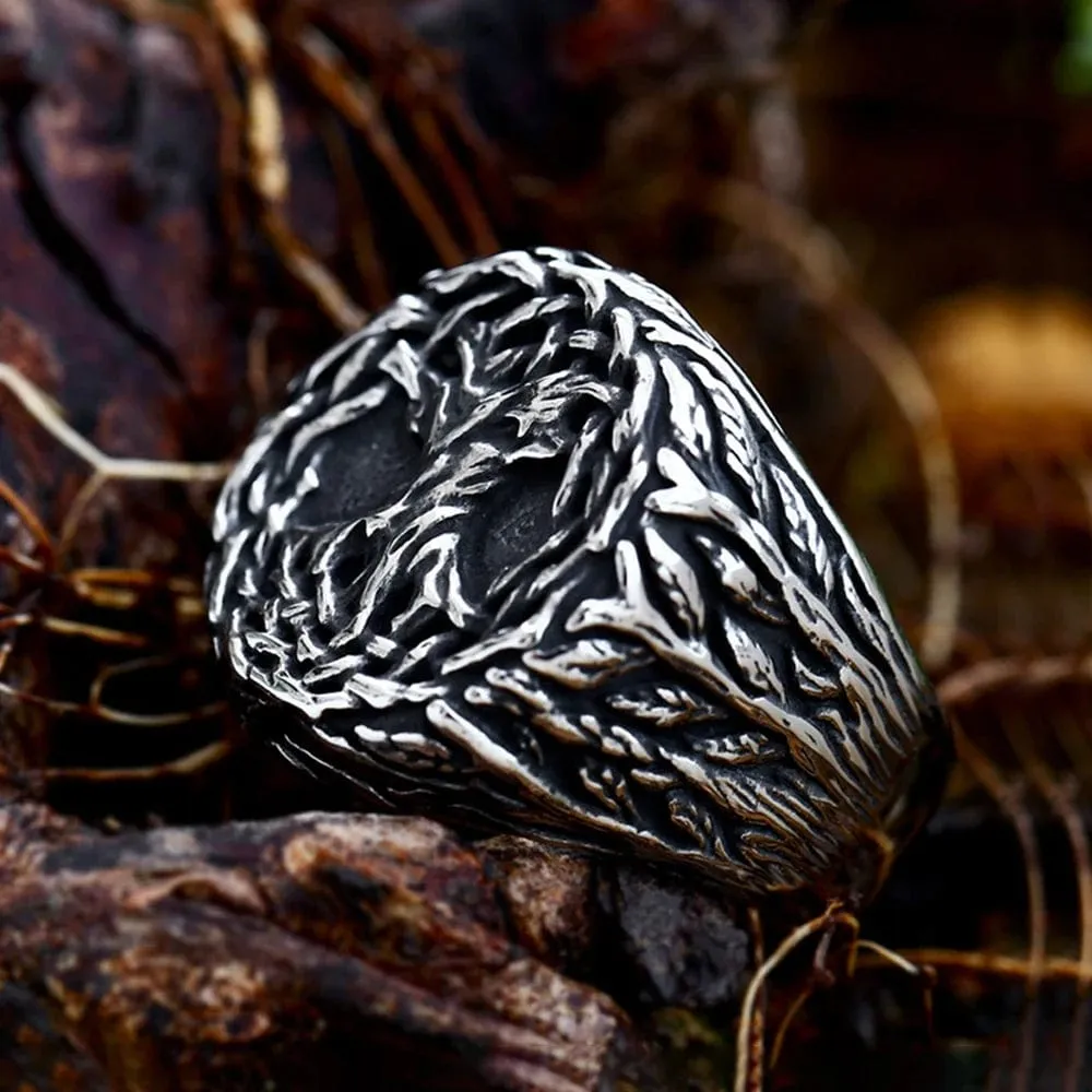 Bague Viking  l'arbre de vie Yggdrasil