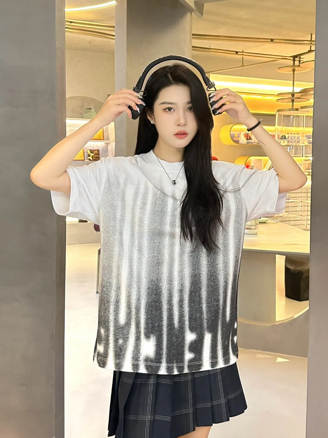 Balenciaga Gradient Stripe T-Shirt