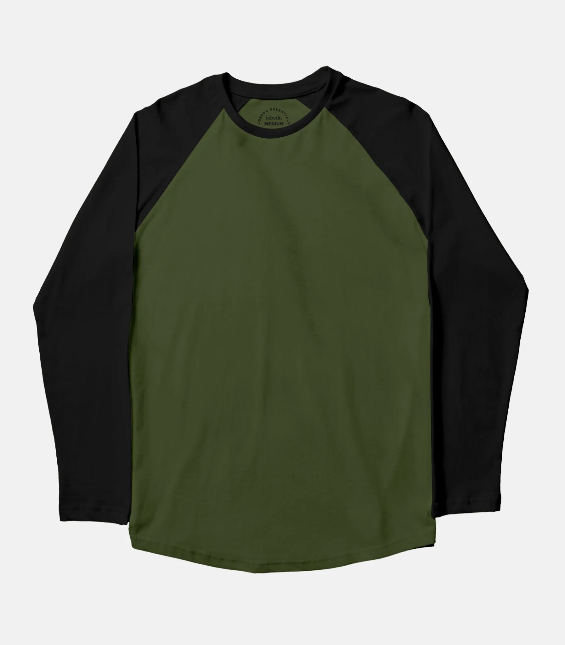 Basic-Army Green | Unisex Baseball T-shirt