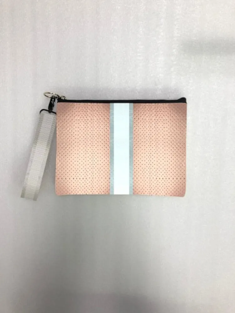 BETH NEOPRENE CLUTCH | ROSÉ