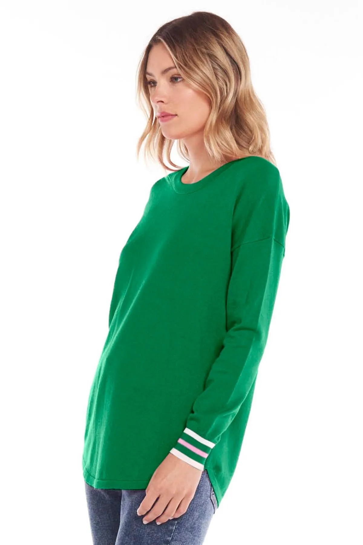 Betty Basics Sophie Knit Jumper in Lime