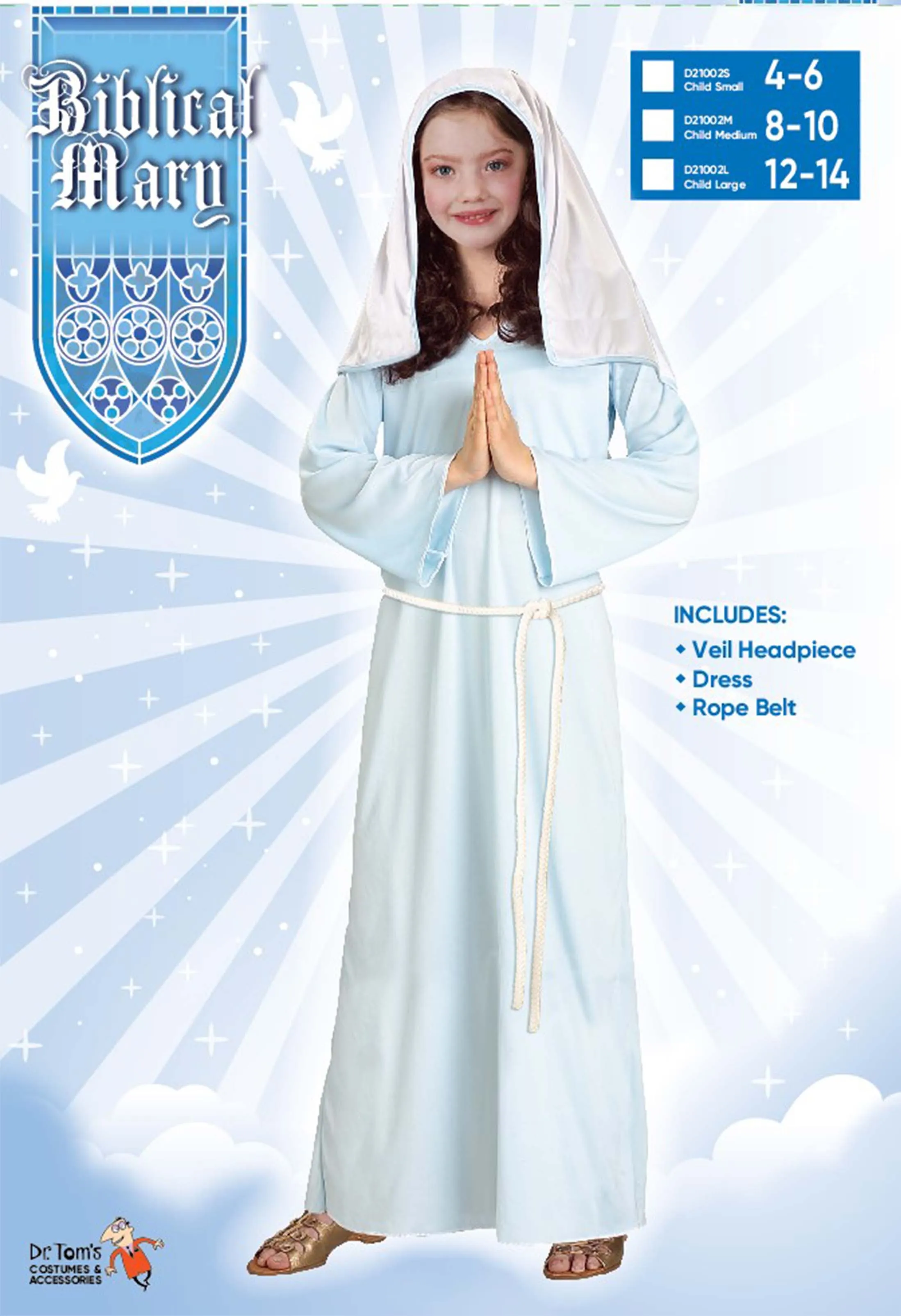 Biblical Mary Kids Costume