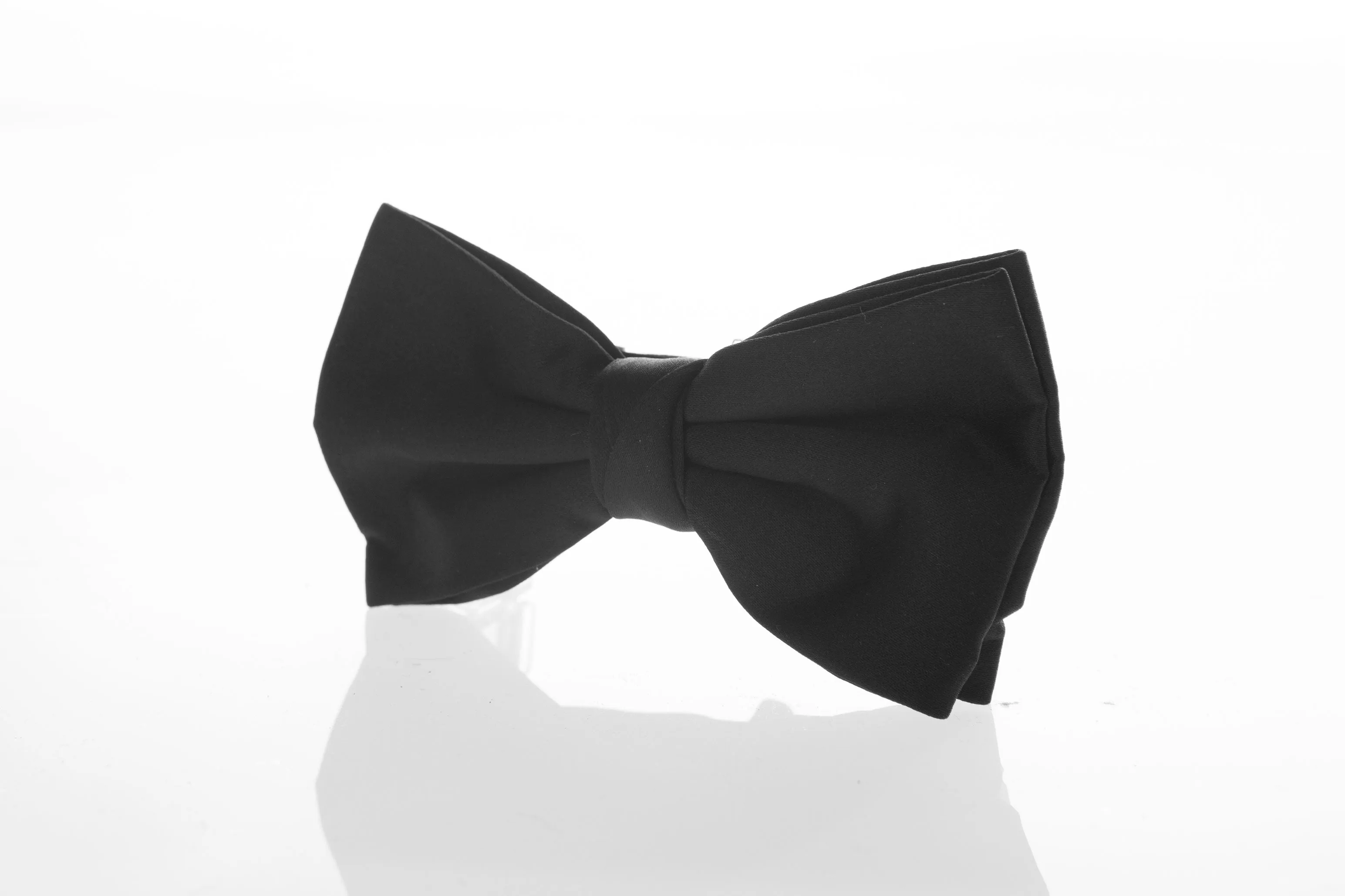 Black Tuxedo Suit Four Piece (Jacket, Trousers, Shirt & Bow Tie) - Ex Hire