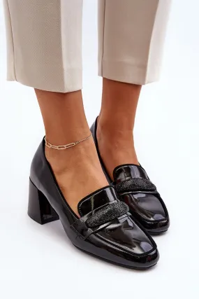 Block heel pumps Step in style